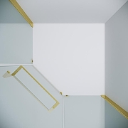 Душевой уголок Grossman Pragma 100х100 302.K33.03.1010.32.00 профиль Золото сатин стекло прозрачное-8