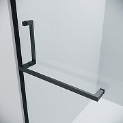 Душевой уголок Grossman Pragma 110х80 120.K33.03.1180.21.00 профиль Черный матовый стекло прозрачное-9