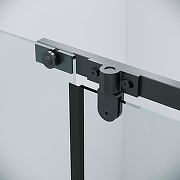 Душевой уголок Grossman Pragma 120х80 120.K33.03.1280.21.00 профиль Черный матовый стекло прозрачное-7