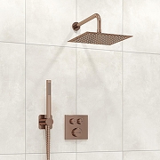 Душевая система WasserKRAFT Asphe A7748.338.329.290.292.291 Thermo с термостатом Розовое золото-1