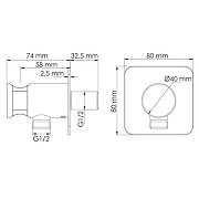 Душевая система WasserKRAFT Asphe A7748.338.329.290.292.291 Thermo с термостатом Розовое золото-7