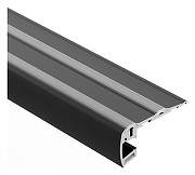 Профиль алюминиевый Arlight STEP-2000 BLACK 018507 цвет черный