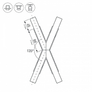 Соединитель профиля Arlight KLUS 026245 цвет серый-1