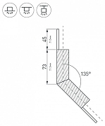 Соединитель профиля Arlight KLUS 026137 цвет серый-1