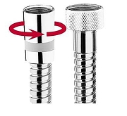 Шланг Bossini Doppia A00048C.030.1 Хром