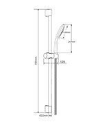 Душевой гарнитур Orange O-Shower OS806cr Хром-3