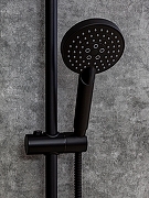 Душевой гарнитур Orange O-Shower OS802b Черный матовый-2