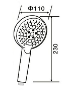 Ручной душ Orange O-Shower S02HS Хром-4