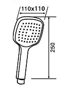 Ручной душ Orange O-Shower S04HS Хром-4