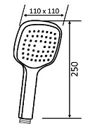 Ручной душ Orange O-Shower S04HS Хром-6