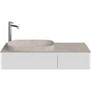 Тумба под раковину Kerama Marazzi Magica 120 MA.120.2\MGR.M подвесная Утренний серый матовый-4