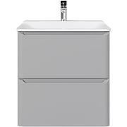 Тумба под раковину Raval Welto 60 Wel.01.60.2/P/GRS/RL подвесная Светло-серый-2