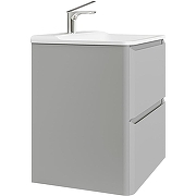 Тумба под раковину Raval Welto 60 Wel.01.60.2/P/GRS/RL подвесная Светло-серый-3