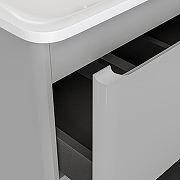 Тумба под раковину Raval Welto 60 Wel.01.60.2/P/GRS/RL подвесная Светло-серый-5