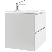 Тумба под раковину Raval Coste 60 Cst.01.60/P/W/RL подвесная Белая-3