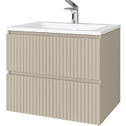 Тумба под раковину Raval Coste 60 Cst.01.60/P/BRS/RL подвесная Светло-коричневая