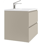 Тумба под раковину Raval Coste 60 Cst.01.60/P/BRS/RL подвесная Светло-коричневая-3