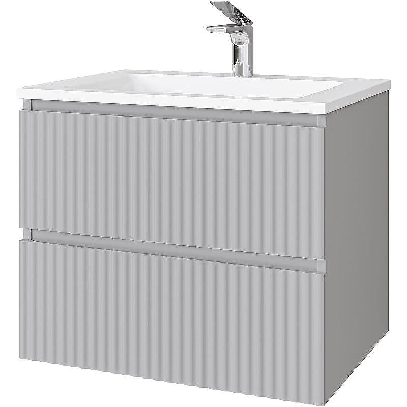 Тумба под раковину Raval Coste 60 Cst.01.60/P/GRS/RL подвесная 