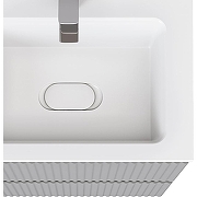 Тумба под раковину Raval Coste 60 Cst.01.60/P/GRS/RL подвесная Светло-серая-11