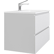 Тумба под раковину Raval Coste 80 Cst.01.80/P/W/RL подвесная Белая-3