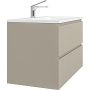 Тумба под раковину Raval Coste 80 Cst.01.80/P/BRS/RL подвесная Светло-коричневая-3