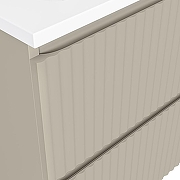 Тумба под раковину Raval Coste 80 Cst.01.80/P/BRS/RL подвесная Светло-коричневая-4