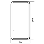 Зеркало Silver Mirrors Мальта 60 LED-00002936 с подсветкой с бесконтактным выключателем-20