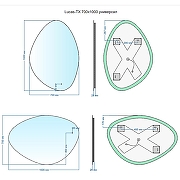 Зеркало Silver Mirrors Lucas TX 70 LED-00002970 с подсветкой с бесконтактным выключателем-30