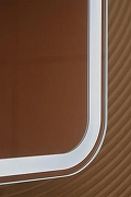 Зеркальный шкаф Silver Mirrors Фиджи Flip 70 LED-00002977 с подсветкой Белый с бесконтактным сенсором-6
