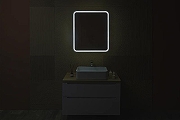 Зеркальный шкаф Silver Mirrors Фиджи Flip 70 LED-00002977 с подсветкой Белый с бесконтактным сенсором-20