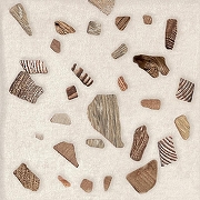 Керамическая плиткка Azori Ebri Terrazzo Wood 00-00002402 настенная 15х15 см