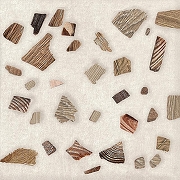 Керамическая плиткка Azori Ebri Terrazzo Wood 00-00002402 настенная 15х15 см-7