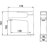 Смеситель для раковины Grossman Classic 510.K35.04.320 цвет Золото брашированное-4