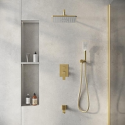 Душевая система Grossman Classic 501.K35.04.320 Золото брашированное-7