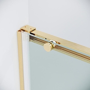 Душевая дверь Grossman Galaxy 120 100.K33.01.120.32.00 профиль Золото сатин стекло прозрачное-3