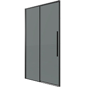 Душевая дверь Grossman Galaxy 110 100.K33.01.110.21.10 профиль Черный матовый стекло тонированное-1