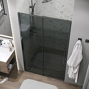 Душевая дверь Grossman Galaxy 120 100.K33.01.120.42.10 профиль Графит сатин стекло тонированное-9