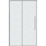 Душевая дверь Grossman Galaxy 110 100.K33.01.110.10.02 профиль Хром стекло шиншилла