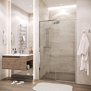 Душевая дверь Grossman Galaxy 120 100.K33.01.120.10.02 профиль Хром стекло шиншилла-7