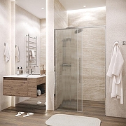 Душевая дверь Grossman Galaxy 120 100.K33.01.120.10.02 профиль Хром стекло шиншилла-8