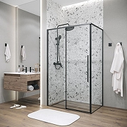 Душевой уголок Grossman Galaxy 120х90 120.K33.01.1290.21.00 профиль Черный матовый стекло прозрачное-5