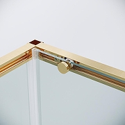 Душевой уголок Grossman Galaxy 110х90 120.K33.01.1190.32.00 профиль Золото сатин стекло прозрачное-4