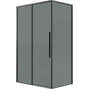 Душевой уголок Grossman Galaxy 100х90 120.K33.01.1090.21.10 профиль Черный матовый стекло тонированное