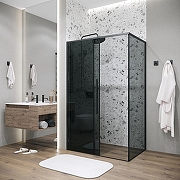 Душевой уголок Grossman Galaxy 120х90 120.K33.01.1290.21.10 профиль Черный матовый стекло тонированное-6