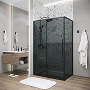 Душевой уголок Grossman Galaxy 130х80 120.K33.01.1380.21.10 профиль Черный матовый стекло тонированное-5