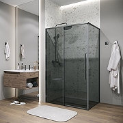 Душевой уголок Grossman Galaxy 140х80 120.K33.01.1480.42.10 профиль Графит сатин стекло тонированное-5