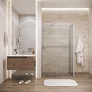 Душевой уголок Grossman Galaxy 110х80 120.K33.01.1180.10.02 профиль Хром стекло шиншилла-7