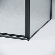 Душевой уголок Grossman Galaxy 140х90 120.K33.01.1490.21.02 профиль Черный матовый стекло шиншилла-3
