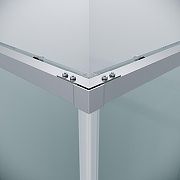 Душевой уголок Grossman Galaxy 90х80 300.K33.01.9080.10.00 профиль Хром стекло прозрачное-3