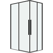 Душевой уголок Grossman Galaxy 90х70 300.K33.01.9070.42.00 профиль Графит сатин стекло прозрачное